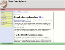 Tablet Screenshot of musictoolssoftware.com